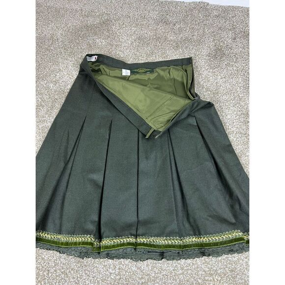 La Sartoria women skirt wool blend green made in Italy size small - Picture 8 of 8